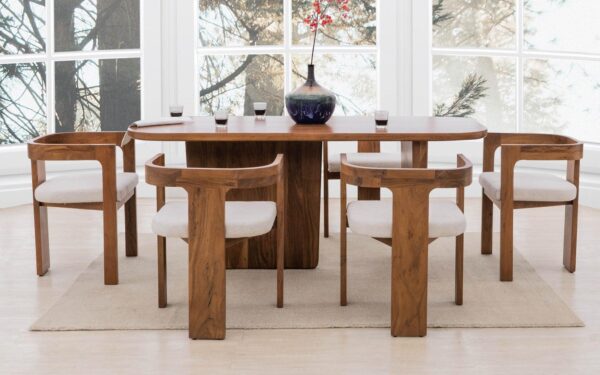 Dining Chair With Arm - Image 4