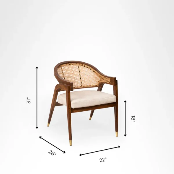 Rattan Dining Chair - Image 2