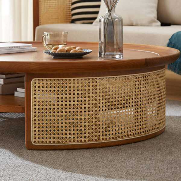 Rattan Coffee Table - Image 2