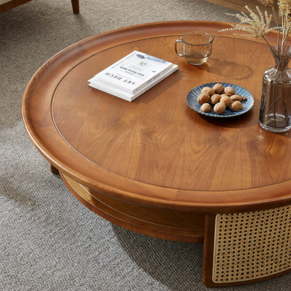 Rattan Coffee Table - Image 4