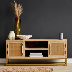 Rattan TV unit