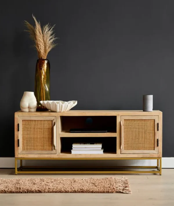 Rattan TV unit