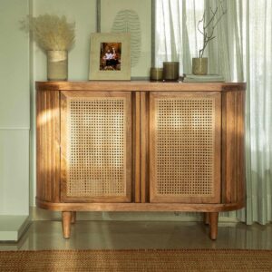 Rattan Village two door cabinet