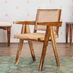 Chandigarh Armchair Nature Wooden Cane