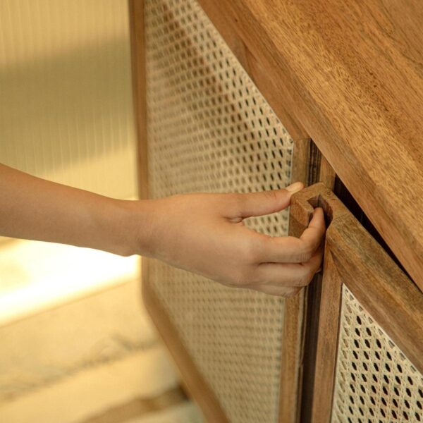 Rattan Village two door cabinet - Image 3
