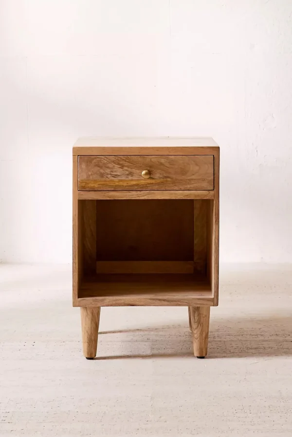 Achilles Solid Wood Bed Side Table - Image 3