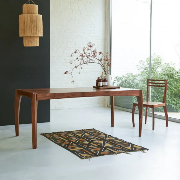 Hector Solid Wood Dining Table - Image 3