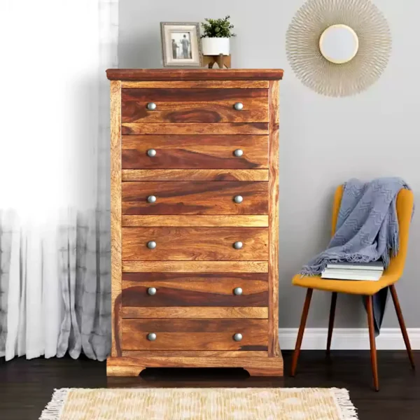 Kanishka Solid Sheesham Wood Chest Of Drawers - Image 3