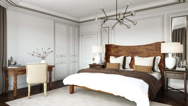 Mars Solid Wood Bed - Image 2