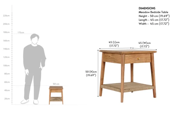 Meadow Bedside Table - Image 2