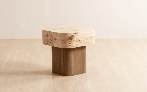 Nouve Wooden Side Table - Image 3