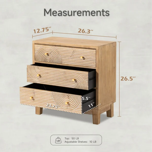 Nubra Bedside Table - Image 3