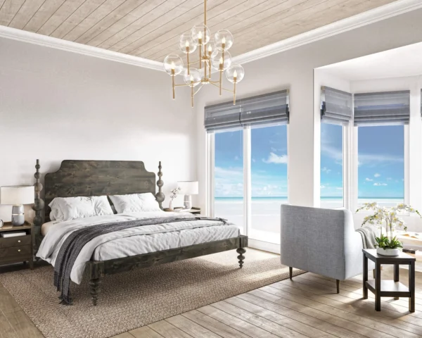 Opal Solid Wood Bed - Image 3