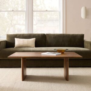 Anton Solid Wood Coffee Table (44"–60")