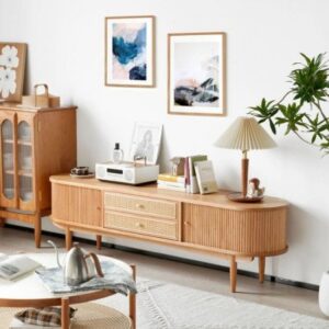 solid wood TV Unit